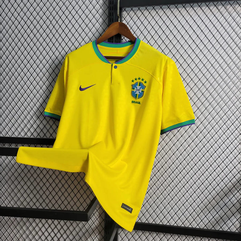Camisa Seleção Brasileira Copa Do Mundo Qatar - Versão Torcedor Masculina