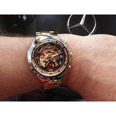 Relógio Winner Luxury  Skeleton - SHOPBOX BRASIL