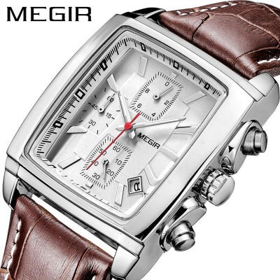 Relógio Megir Top Brand Rectangle - SHOPBOX BRASIL